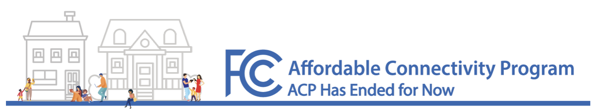 ACP website screenshot that says "ACP has ended for now"